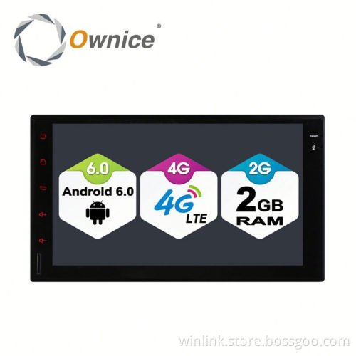 Ownice 4 core 2G RAM car audio player for two din universal with multimedia player With WIFI gps rds BT radio